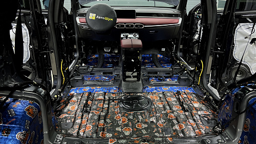 Виброизоляция пола Джетур X70